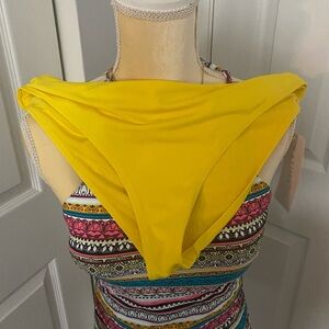NWT Yellow Athleta Bikini Bottoms